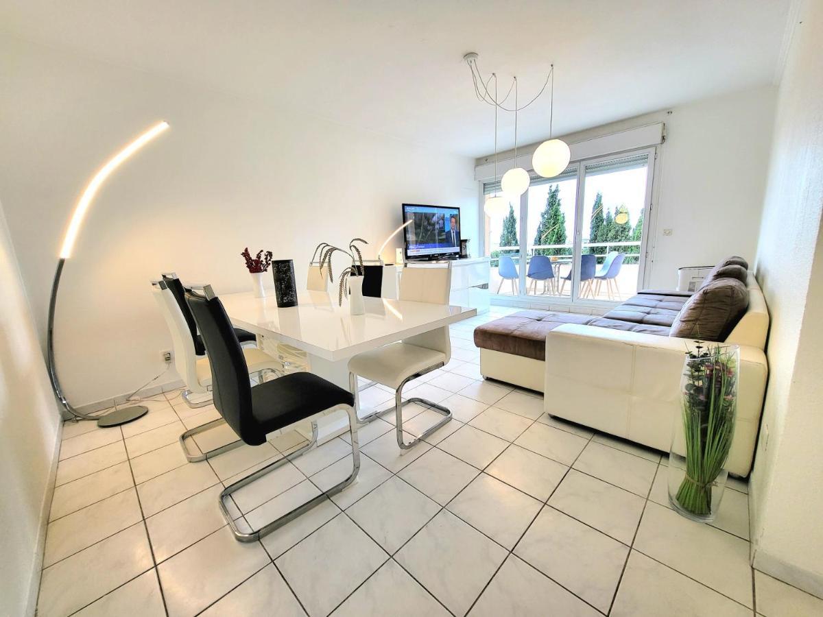 Appart Luxueux 3 Pieces, Piscine, Mer, Terrasse Cannes Exterior foto